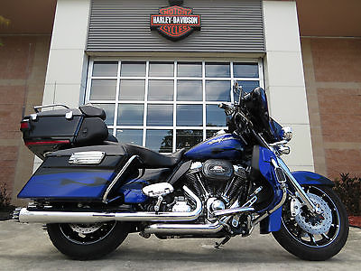 Harley-Davidson : Touring 2011 flhtcuse 6 cvo ultra classic 110 motor 6 spd security abs gps clean low mile