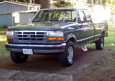 Ford : F-250 3/4 Ton =8800 GVW 1993 ford f 250 pickup 3 4 ton xlt 460 v 8 extended cab super cab rear seat