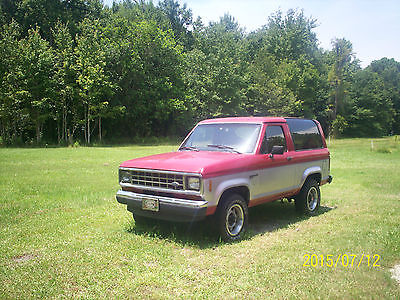 Ford : Bronco II 4X4 1988 ford bronco ii xlt sport utility 2 door 2.9 l