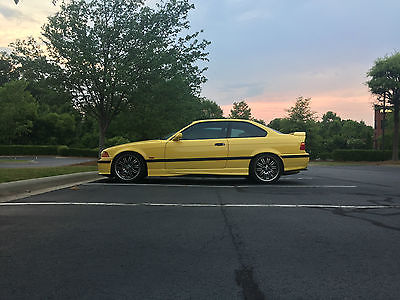 BMW : M3 Sport 1999 bmw m 3 e 36 coupe dakar yellow custom vader interior
