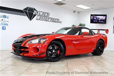 Dodge : Viper 2dr Coupe SRT10 ACR ACR*600HP*V10*190+MPH*Stock*RARE*Records*Serviced*Carfax*Clean*$107KMSRP!