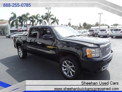 GMC : Sierra 1500 Denali Top of the Line Handsome Black Crew Cab 4x4 2013 gmc sierra 1500 denali black crew cab 4 x 4 navigation power air leather ac