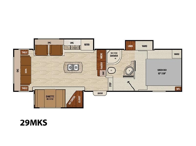 2016 Coachmen Chaparral Lite 29MKS