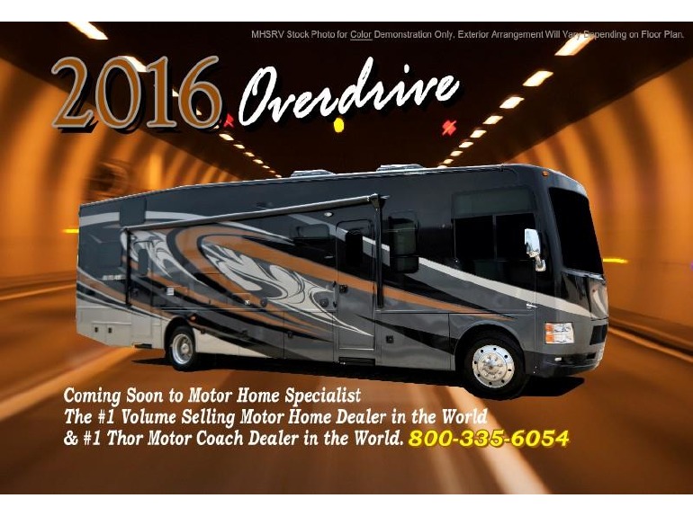 2016 Thor Motor Coach Outlaw 37LS 26 K Chassis, Patio, 3 TV, P