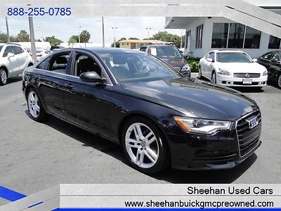 Audi : A6 1 Owner 2.0T Premium Plus TOP of The Line Luxury! 2014 audi a 6 black one owner 2.0 t premium plus power auto ac navigation sunroof