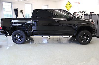 Toyota : Tundra TRD Pro Extended Crew Cab Pickup 4-Door 2015 tundra nearly new 4 lift 20 rockstars 35 tires leather dvd blackout