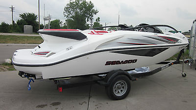 2011 Sea-Doo Speedster 200- Red, White, and Black- LIKE BRAND NEW!
