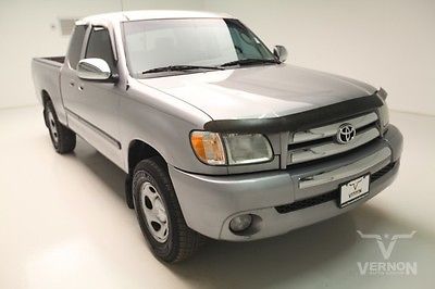Toyota : Tundra SR5 Access Cab 2WD 2004 gray cloth v 6 dohc trailer hitch used preowned 111 k miles