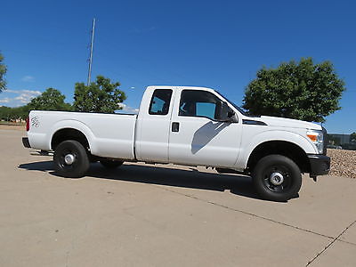 Ford : F-250 XL Base Serviced + Detailed Clean Carfax 2011 ford f 250 supercab 4 x 4 long bed v 8 gas 1 owner fleet lease 139 k runs gr 8