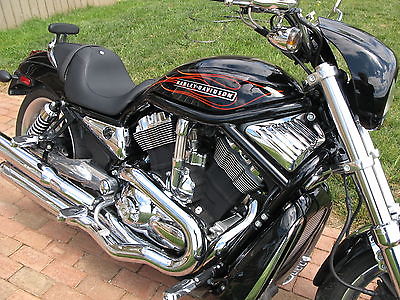 Harley-Davidson : VRSC VERY NICE OLDER GENTLEMAN OWNED V-ROD, CALIBER PIPES,PROGRESSIVE SHOCKS-BADLANDE