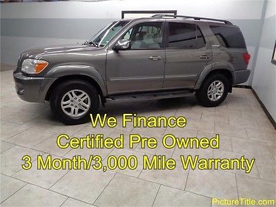 Toyota : Sequoia Limited 07 sequoia limited leather sunroof 3 rd row carfax certified warranty we finance