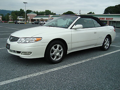 Toyota : Solara SLE Convertible 2-Door 2002 toyota solara sle convertible 2 door 3.0 l