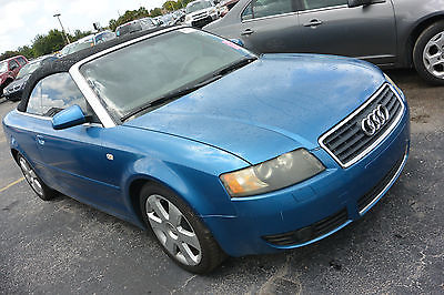 Audi : A4 CABRIO ~~~ BEST DEAL ON EBAY ~~~ 2004 audi a 4 convertible turbo we ship worldwide mechanic special