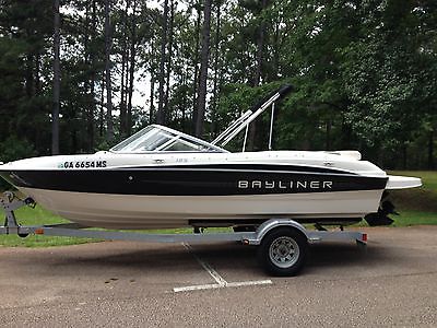 2012 Bayliner 185 inboard/out Mercruiser 4.3 liter 190 hp with trailer/cover.