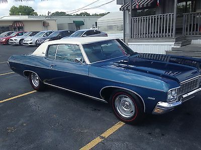 Chevrolet : Impala 1970 chevrolet impala blue in color in excellent condition