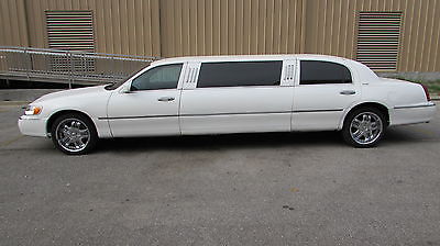 Lincoln : Other Limo Executive Series 1999 lincoln 70 stretch w new pearl white paint