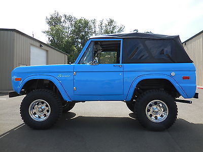 Ford : Bronco 1975 bronco 302 4 v ax 15 5 speed ps pdb frame off restoration no exp spared