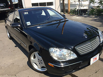 Mercedes-Benz : S-Class S600 2001 mercedes benz s 600 rwd 102 k black black 2003 and newer appearance