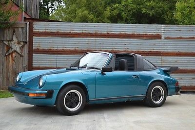 Porsche : 911 Targa 1976 911 targa fuchs aqua blue 3.0 engine