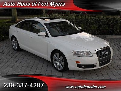 Audi : A6 3.2 quattro Ft Myers FL We Finance & Ship Nationwide Premium Pkg Bluetooth CD Changer White Call Today!!