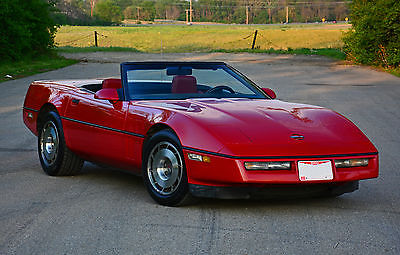 Chevrolet : Corvette Convertible 1987 corvette convertible 72 k miles new top tires