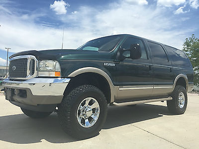 Ford : Excursion LIMITED SUPER CLEAN 2002 FORD EXCURSION LIMITED 4X4 TV/DVD 7.3 POWERSTROKE TURBO DIESEL