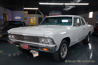 Chevrolet : Chevelle 4-Speed EXCELLENT CONDITION, Built 350ci, COMPLETELY RESTORED, White/Blue AWESOME DRIVER
