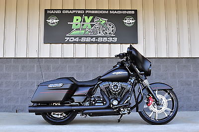 Harley-Davidson : Touring 2015 street glide custom a b s 1 of a kind 13 k in xtra s blacked out