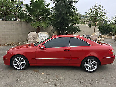 Mercedes-Benz : CLK-Class FACTORY NAVIGATION BRIGHT RED LADY! RED BLOND BEAUTIFUL! FACTORY NAVIGATION! DING, DENT, CORROSION FREE WEST COAST!