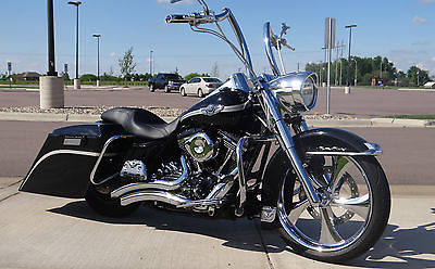 Harley-Davidson : Touring 2003 harley davidson road king full custom extended bags 21 inch front lowered