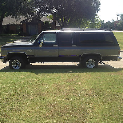 Chevrolet : Suburban SILVERADO 1986 chevrolet suburban new wheels and tires runs great cold air