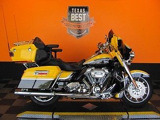 Harley-Davidson : Touring 2012 used yellow black two tone cvo screamin eagle electra glide ultra classic