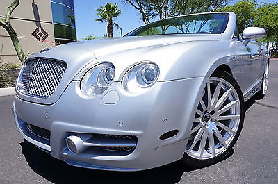 Bentley : Continental GT 07 MANSORY Bentley GTC Convertible Silver MANSORY Continental GT Clean CarFax like 2005 2006 2008 2009 2010 Speed