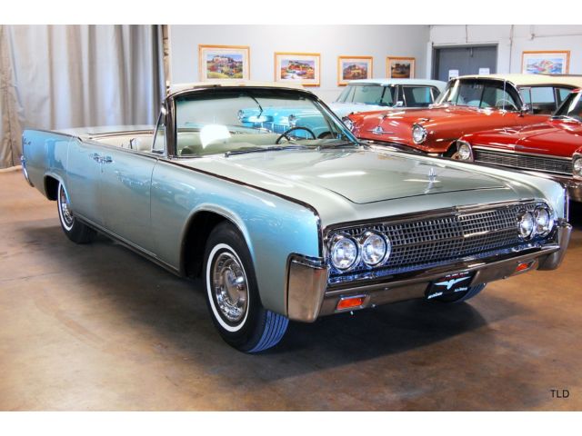 Lincoln : Continental Convertible FULLY RESTORED - RESTORATION LOG & PHOTOS - ICE COLD A/C - RARE COLOR COMBINATON