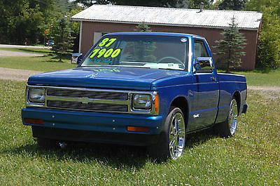 Chevrolet : S-10 Show Car 1987 chevy s 10 v 8 powered show car with air bags