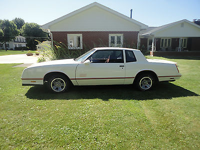 Chevrolet : Monte Carlo SS 1987 monte carlo white original tires a c p w power door locks am fm