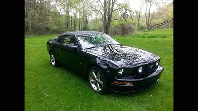 Ford : Mustang GT 2006 ford mustang gt convertible 2 door black premium option package immaculate
