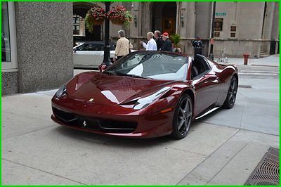 Ferrari : 458 Base Convertible 2-Door 2012 used 4.5 l v 8 32 v automatic rwd premium