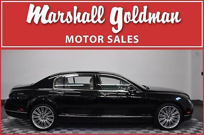 Bentley : Continental Flying Spur Speed 2011 bentley flying spur speed black w magnolia leather interior only 9700 miles