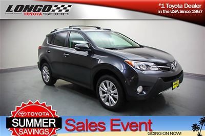 Toyota : RAV4 FWD 4dr Limited FWD 4dr Limited New SUV Automatic Gasoline 2.5L L4 FI DOHC 16V Magnetic Gray Met