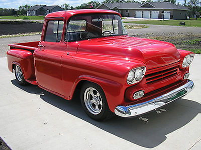 Chevrolet : C/K Pickup 1500 1958 chevy chevrolet street rod pickup not a 1955 1956 1957 custom beautiful