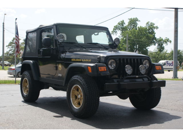 Jeep : Wrangler 2dr Sport Automatic Golden Eagle New Tires 4x4 Cold AC Alloys Fog Lamps Clean CarFax