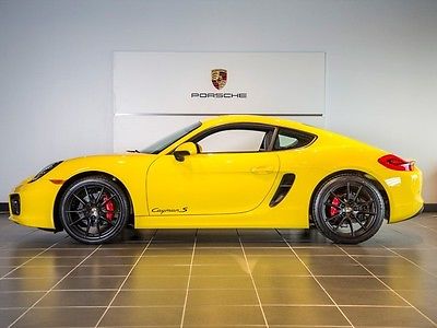 Porsche : Cayman New 2015 Porsche Cayman S Nav PDK Bose 20 Wheels Racing Yellow