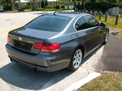 BMW : 3-Series 335I Twin turbo gray with gray leather interior clean car fax