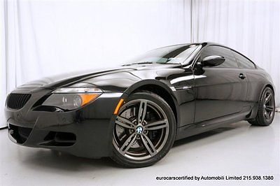 BMW : M6 Coupe 2007 bmw m 6 smg carbon fiber heads up full leather comfort access navigation