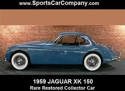 Jaguar : XK XK 150 COUPE 1959 jaguar xk 150 fixed head coupe matching s restored collector pricereduced
