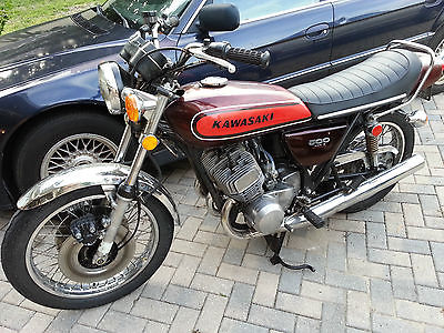 Kawasaki : Other 1974 kawasaki h 1 500 triple all original low miles rare factory dual disc brakes