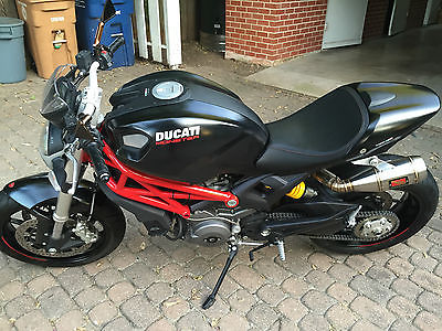 Ducati : Monster 2013 ducati monster 796 matte black tank red trellis frame tasteful upgrade