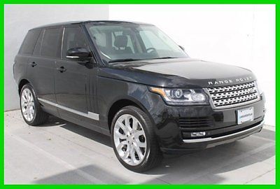 Land Rover : Range Rover Supercharged 2014 range rover s c 26 k miles vision assist soft door close adaptive cruise
