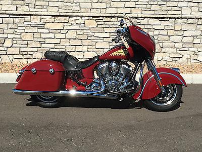 Indian : Chieftain 2014 new indian chieftain executive demo indian red factory warranty
